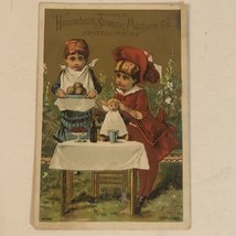 Household Sewing Machine Company Victorian Trade Card Providence Rhode VTC2 - £5.35 GBP