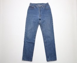 Vtg 80s Levis 501xx Womens 13 Distressed Button Fly High Waisted Mom Jeans USA - £108.50 GBP