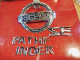 2005-2012 Nissan Pathfinder SE Emblem Logo Letters Symbol Badge Rear OEM CHROME - $26.99