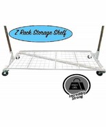 Only Hangers Bottom Shelf for Rolling  Z Rack, White - $1,707.48 MXN