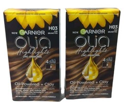 2 x Garnier Olia Hair Color Highlights for Brunettes Ammonia-Free Hair D... - $18.00