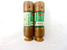 Fusetron FRN-R-20 Fuse Lot Of 2 - £11.65 GBP