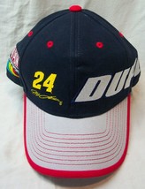 Nascar DUPONT #24 JEFF GORDON BASEBALL HAT CAP One Size Fits All Adjusta... - $311.10 MXN