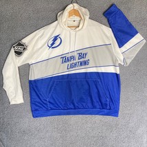 NHL Tampa Bay Lightning Hoodie Adult 5XL Blue White Mens Team Hooded Sweatshirt - £30.79 GBP