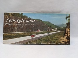 Vintage 1973 Pennsylvania Official Transportation Map - $224.23 MXN