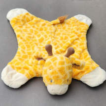 Baby Gund Giraffe Security Blanket Satin Lovey TUCKER Soother Plush Stuffed - $23.74