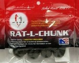 Hart Tackle Rat-L-Chunk Floating Soft Bait -Green Pumpkin-Lot of 3 Packa... - $19.79
