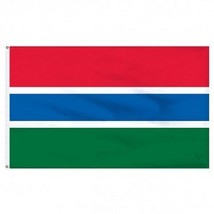Gambia Nylon Flag 4&#39;x6&#39; - £77.09 GBP