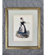 Matilda Diez by J. Becquer Lithograph Art Print Theater Actress Seville ... - $65.44 CAD