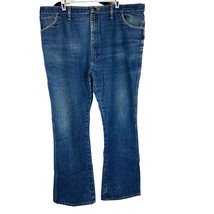 Rustler Mens 100% Cotton Blue Jeans Size 44x30 Classic Fit - $18.50