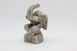 Spoontiques Pewter Sitting Elephant Lucky Trunk Up 1982  P153 1.25 inches tall - £8.53 GBP