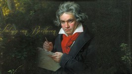 Ludwig Van Beethoven Poster 24x36 inch rolled wall poster - £11.72 GBP