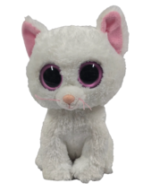 Ty Beanie Boos CASHMERE The White Cat  Solid Eyes 2011 FREE SHIPPING No ... - $19.79