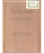 Paul GARMIRIAN Belicoso WOOD CIGAR BOX wooden gourmet Slide Top dominica... - $527.92 MXN