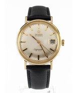 Omega Men&#39;s Gold-Plated Automatic Seamster Deville w/ Leather Band 563 - €1.117,66 EUR