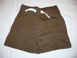 Garanimals Girl&#39;s French Terry Shorts With Pockets Brown Size 6-9 Months  NEW - £6.13 GBP