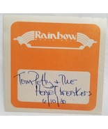 TOM PETTY - VINTAGE ORIGINAL  6/10/1980 CLOTH CONCERT BACKSTAGE PASS - $20.00
