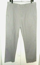 J. Crew Bedford Slim Men&#39;s Gray Chino Pants Tag 33 x 32 (Actual 34 x 31 1/2) - £14.95 GBP