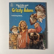 Vintage 1978 The Life and Times of Grizzly Adams TV Show Coloring Book Read - £9.42 GBP