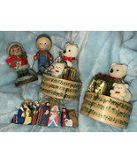 Lot Of Christmas Ornaments Enesco Hallmark Bear Containers More - €21,92 EUR