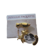 Vintage Douglas Paquette Pendant Brooch Fish My Cat photo frame - £9.59 GBP