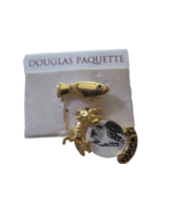 Vintage Douglas Paquette Pendant Brooch Fish My Cat photo frame - £9.65 GBP