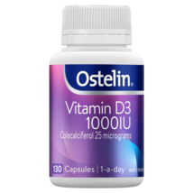 Ostelin Vitamin D 1000IU - D3 for Bone Health + Immune Support - 130 Capsules - £68.49 GBP