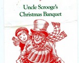 Uncle Scrooge&#39;s Christmas Banquet at Fiesta Texas Program 1990&#39;s - £14.45 GBP