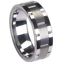 COI Jewelry Tungsten Carbide Wedding Band Ring-TG1967(US5.5/11.5/12.5) - £31.59 GBP