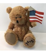 Vintage Beverly Hills Teddy Bear Co. GITZY Patriotic USA American Flag 5... - £11.79 GBP