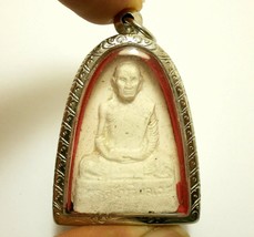 LP TOH BLESSED 1978 MIRACLE PENDANT SUCCESS RICH MONEY WEALTH THAI BUDDH... - $56.50
