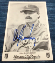 Dan Quisenberry Signed Promo B/W Photograph Pen Auto Kansas City Royals ~868A - £22.79 GBP