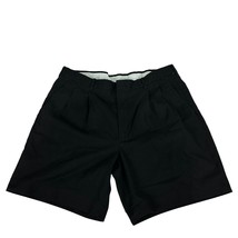 Knightsbridge Men&#39;s Wear Black Pleated Shorts W36 - $23.13