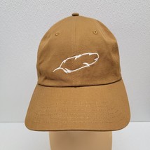 Known Supply Meet The Maker Easy Living Feather Brown Adjustable Hat Cap - $19.70