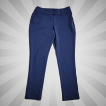 Cato Est. 1946 Pull On Career Pants ~ Sz S ~ Navy ~ High Rise ~ 27.5&quot; In... - $22.49