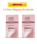 2X Eva Anti Aging Collagen Complex Ampoules Delay Face Aging Effects 20 ... - £51.39 GBP