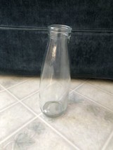 Milk Bottle Vase 8&quot; tall 2&quot; wide base No Lid - $17.19