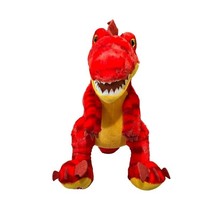 Build A Bear Red Dinosaur T Rex Velociraptor Raptor Plush Stuffed Animal 19 Inch - £11.57 GBP