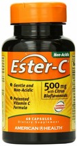 American Health Ester-C with Citrus Bioflavonoids Capsules - 24-Hour Immune S... - £13.36 GBP