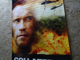 COLLATERAL DAMAGE - MOVIE BANNER WITH ARNOLD SCHWARZENEGGER - $75.00