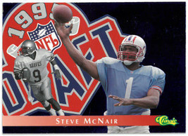 Steve McNair 1995 NFL Classic Images Draft Rookie Card (RC) #DC18 (Houston Oiler - £19.61 GBP