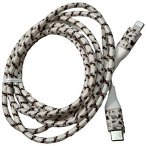 Heyday 6&#39; LTNG to USB-C Braided Charging Cable fits iPhone &amp; iPad - Light Tort - £2.36 GBP