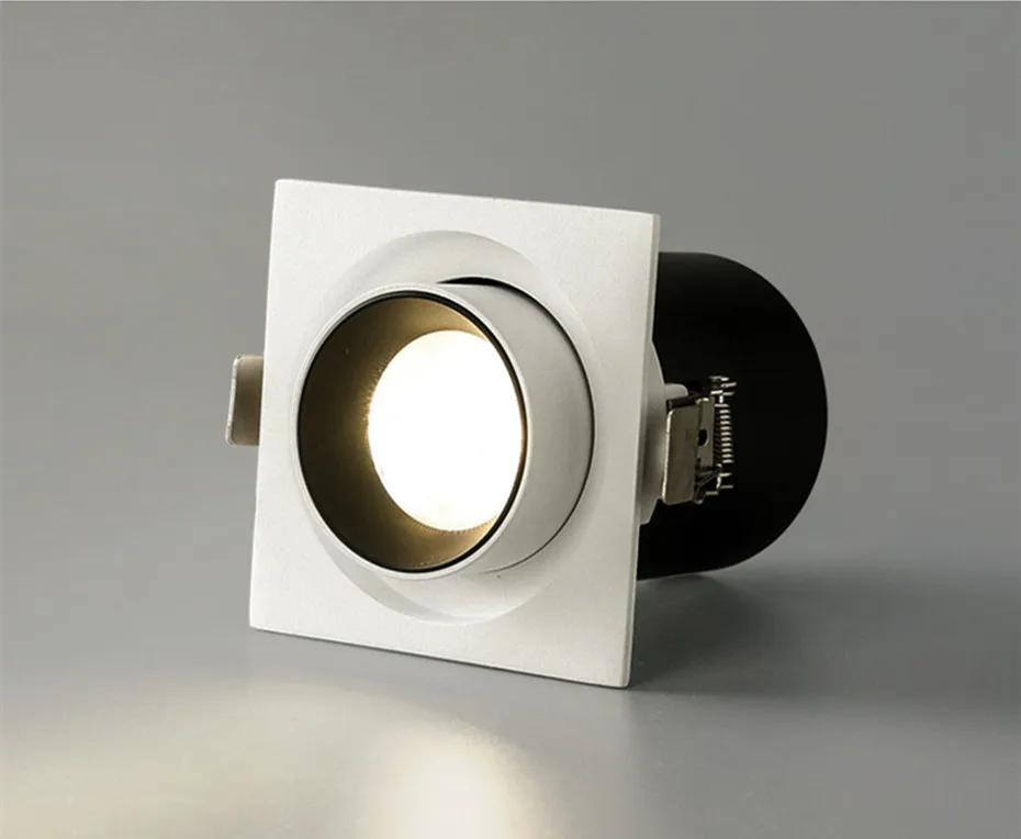 Recessed Stretchable Led Downlight 360 Rotatable Led Ceiling Light  Square Led S - £182.50 GBP