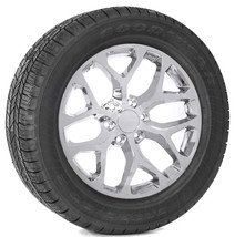 20&quot; Snowflake Chrome Wheels &amp; Goodyear Tires For 2000-23 GMC Sierra Yukon Denali - £1,845.56 GBP