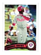 2011 Topps #421 Domonic Brown Philadelphia Phillies - £1.32 GBP