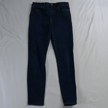 Gap 28 True Skinny High Rise Dark Wash Stretch Denim Womens Jeans - £11.77 GBP