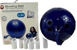 CTA BOWL Bowling Ball NINTENDO Wii Wrist Strap + Finger Sizers Box Barel... - $22.89