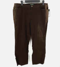 Ralph Lauren Women&#39;s Brown Chino Pants Size 16W - $47.49