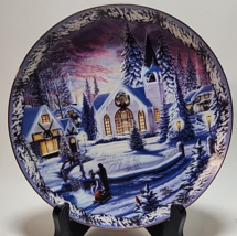 The Bradford Exchange Plate  " The Little Church In The Vale" In the Village - $24.74