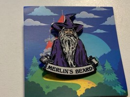 Harry Potter Wizardry Merlin&#39;s Beard Magic Geek Gear Enamel Pin New Excl... - £14.74 GBP